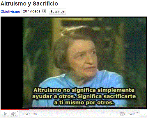 Altruismo y Sacrificio