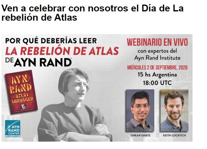 2 de Sept: Día de “La rebelión de Atlas”